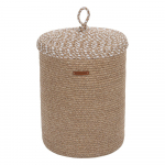 Kaanega riidest dekoratiivne hoiukarp - Mioli Decor