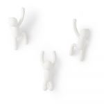 Plastkonksud seinale, komplektis 3 tk Buddy - Umbra