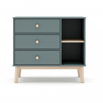 Hallikasroheline laste kummut 90x81x40 cm Esteban &ndash; Marckeric