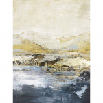 K&auml;sitsi maalitud elementidega maal 60x80 cm Astonish - Malerifabrikken