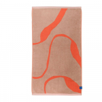 Oranž/helepruun orgaanilisest puuvillast r&auml;tik 70x133 cm Nova Arte - Mette Ditmer Denmark