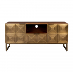 Kuldne mangopuidust telerilaud 40x60 cm Volan - Dutchbone