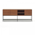 P&auml;hklipuu dekooriga madal kummut 195x80 cm Vedrana - Kave Home