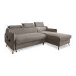 Helepruun sametist nurgadiivan (parem nurk) Sweet Harmony - Miuform