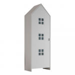 Valge laste riidekapp 37x172 cm Casami Bruges - Vipack