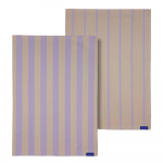 Puuvillased r&auml;tikud 2 tk komplektis, 50x70 cm Stripes - Mette Ditmer Denmark