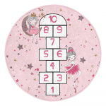 Roosa laste vaip &oslash; 120 cm Comfort - Mila Home