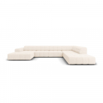 Kreem nurgadiivan (parem nurk/U-kujuline) Chicago - Cosmopolitan Design