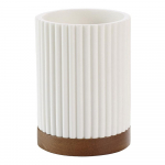 Valge pol&uuml;resiinist hambaharjatops Niagara - douceur d'int&eacute;rieur