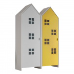 Kollane-valge laste riidekapp 115x171,5 cm CASAMI BRUGES - Vipack