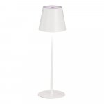 Valge LED lauavalgusti metallist varjuga (k&otilde;rgus 36,5 cm) Viletto - Fischer & Honsel