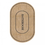 Pruun vannitoamatt 60x90 cm Jute Look - Mila Home