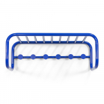 Sinine metallist seinanagi koos riiuliga Retro - Spinder Design