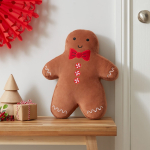 Sametist dekoratiivpadi j&otilde;ulumotiiviga 28x37 cm Gingerbread - Catherine Lansfield