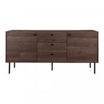 Tumepruun tammespoonist madal kapp 150x74 cm Kyoto - House Nordic