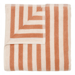 Oranž/beež orgaanilisest puuvillast froteer&auml;tik 70x140 cm Arto - Blomus