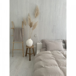 Beež musliinist voodipesu kahekohalisele voodile 200x200 cm Plain Muslin - Butter Kings