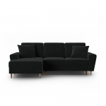 Must sametist panipaigaga nurgadiivanvoodi (vasak nurk) Kyoto - Cosmopolitan Design