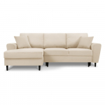 Beež velvetist panipaigaga nurgadiivanvoodi (vasak nurk) Kyoto - Cosmopolitan Design