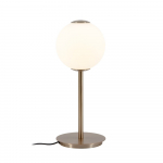 Messingiv&auml;rvi metallist dimmerdatav LED-lauavalgusti klaasist varjuga (k&otilde;rgus 37 cm) Audrey Table - UMAGE