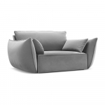 Helehall sametist tugitool Vanda - Mazzini Sofas