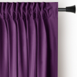 Lilla sametist dimout-kardin 140 &times; 270 cm Pleat &ndash; Restilo