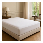 Valge Renforc&eacute; puuvillast voodilina 200x140 cm Ranforce - Mila Home Luxury