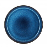 Must/sinine kivikeraamikast magustoidutaldrik &oslash; 21 cm Dark Blue/Black - Bitz