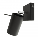 Must metallist kohtvalgusti &oslash; 6 cm Etna - Sollux