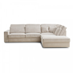 Kreem &scaron;enillist nurgadiivan (parem nurk/L-kujuline) Kirou - Maison de R&ecirc;ve