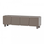 Pruun m&auml;nnipuidust TV-alus 200x58x45 cm Root - WOOOD
