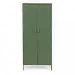 Tumeroheline metallist lukustatav kapp 80x185x50 cm Cambridge - Yes Everyday