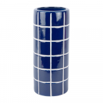 Sinine keraamiline vaas (k&otilde;rgus 30 cm) Retro Tiles - PT LIVING