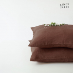 Linane padjap&uuml;&uuml;r 50x70 cm Chocolate - Linen Tales