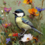 Tr&uuml;kitud pilt l&otilde;uendil 32x32 cm Yellow Parus - Styler