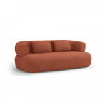 Terrakota boucl&eacute; kangast diivan 178 cm Jenny - Micadoni