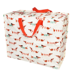 Taaskasutatud plastist riidekast 28x58x48 cm Sausage Dog - Rex London