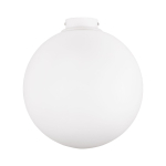 Valge klaasist laelamp Nevoso - Nova Luce