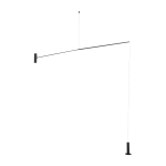 Matt must metallist LED-p&otilde;randalamp (k&otilde;rgus 250 cm) Voice - Nova Luce