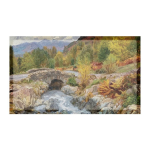 Matt taaskasutatud plastist 40x70 cm Autumn Nature Landscape - Artsy Doormats