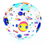 T&auml;ispuhutav pall &oslash; 33 cm Fish &ndash; Djeco