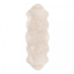 Valge kunstkarusnahk, 60 x 180 cm - Tiseco Home Studio