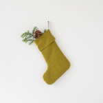 Kangast j&otilde;ulusokk Moss Green &ndash; Linen Tales