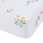 Valge laste voodilina 70x140 cm Bunny Tails Ditsy Flowers - Catherine Lansfield