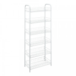 Valge metallist riiul 41x104 cm Monaco - Metaltex