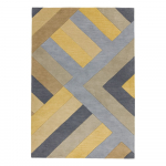 Hall ja kollane vaip Big Zig, 120 x 170 cm Reef - Asiatic Carpets