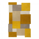 Oranž/loomulik villane vaip 200x290 cm Collage - Flair Rugs