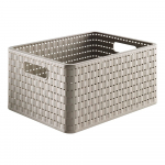 Beeži v&auml;rvi hoiukorv taaskasutatud plastikust Country - Rotho