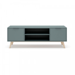 Hallikasroheline TV-alus 140x53x40 cm Pisco &ndash; Marckeric