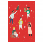 Tervituskaartide komplekt 8 tk j&otilde;ulumotiiviga Chicago School &ndash; Roger la Borde